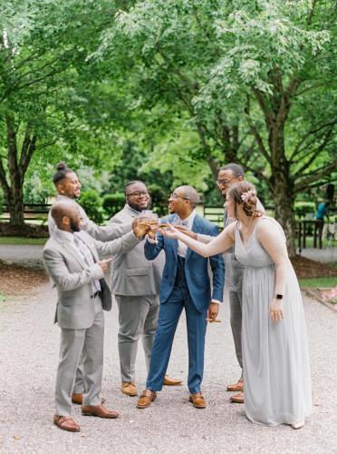 Shane + Groomsmen + a Lady Toast